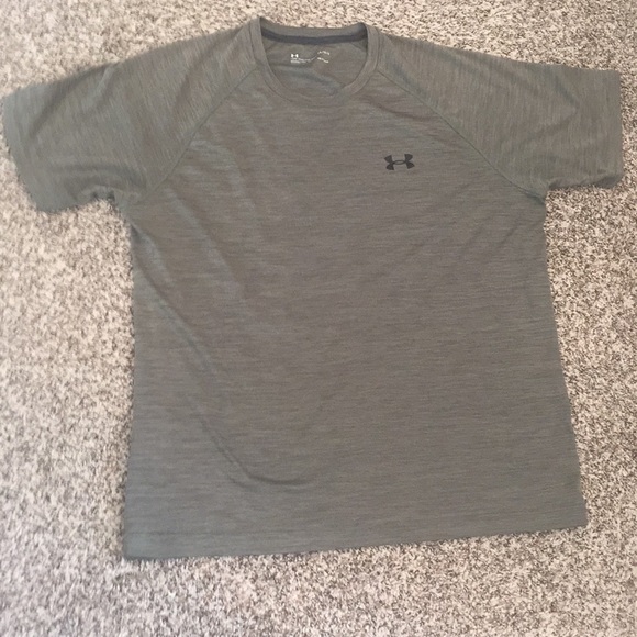 Under Armour Olive Green Drifit Shirt 